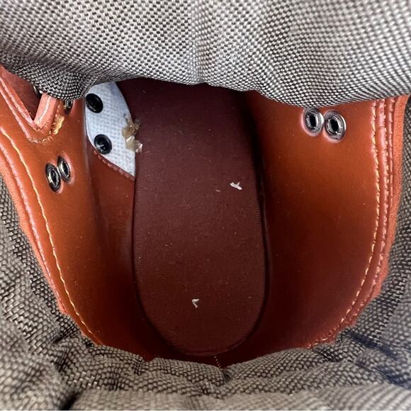 Simms Freestone Fly Fishing Boots Brown Leather Felt Cleat Soles Mens Size 4 - Picture 7 of 7